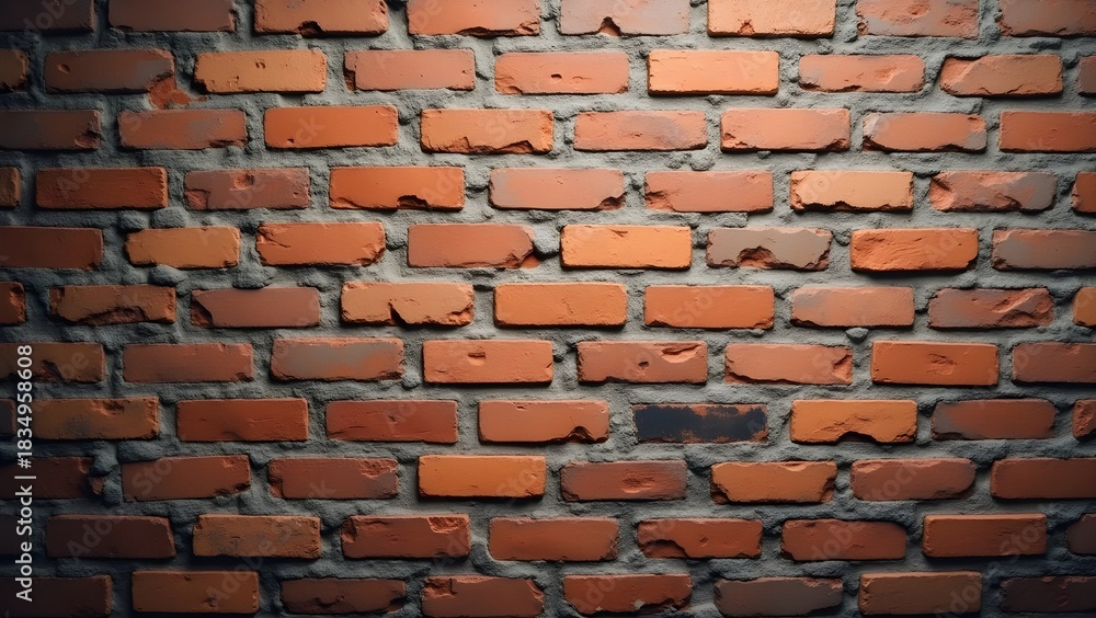 Obraz premium Vintage Red Brick Wall Background