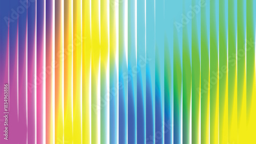 Vibrant vertical stripes of rainbow colors