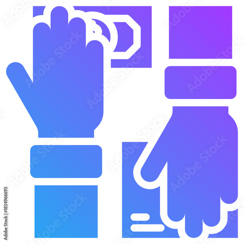 Bribe icon for dishonesty , website, application, printing, document, poster design, etc