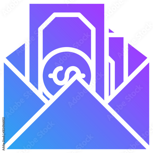 Envelope icon for dishonesty , website, application, printing, document, poster design, etc