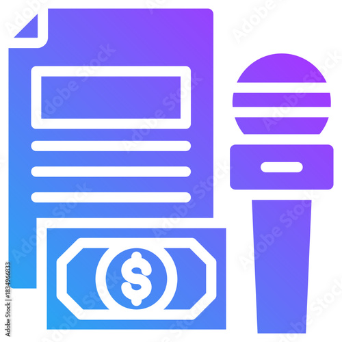 News icon for dishonesty , website, application, printing, document, poster design, etc