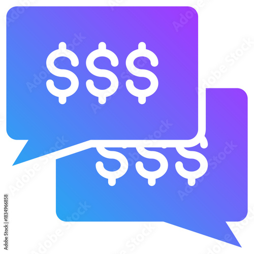 Chat icon for dishonesty , website, application, printing, document, poster design, etc