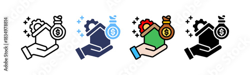 Real Assets multiple icon