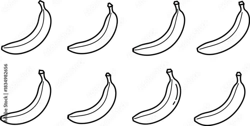 Obraz premium Banana pattern design ready for your next project or creative background