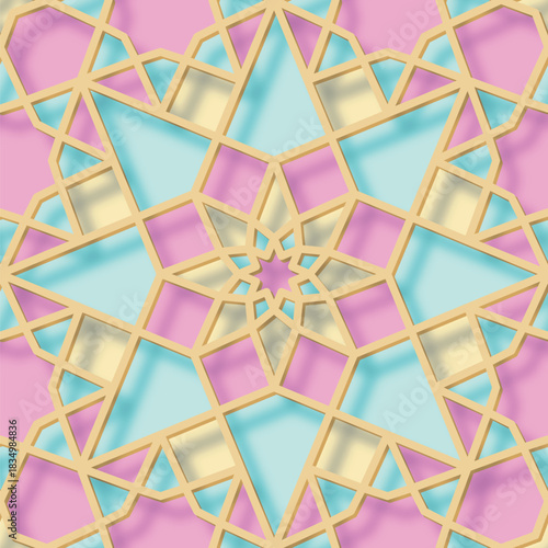 A glamorous, stained-glass-style background material with a Christmas market theme that is compatible with Swatch, Pastel. / きらびやかなステンドグラス風の背景素材 クリスマスマーケット キリスト 教会 スウォッチ対応 パステル