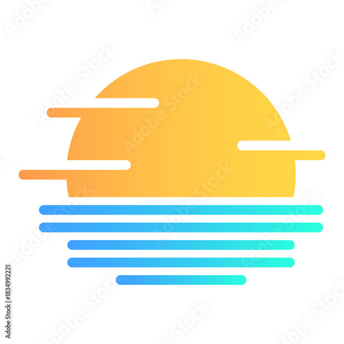 Sunset or Sunrise Icon