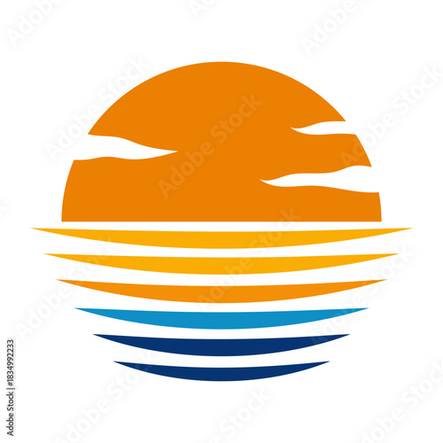 Sunset or Sunrise Icon