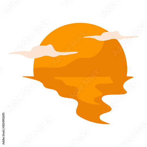 Sunset or Sunrise Icon