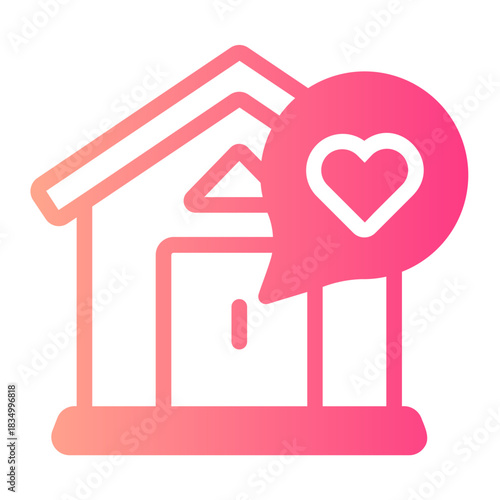home gradient icon