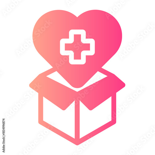 open box gradient icon