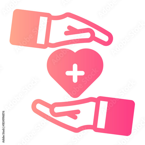 kindness gradient icon