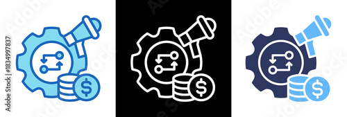 Sales Automation triplestyle icon