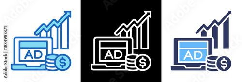 Ad Revenue triplestyle icon