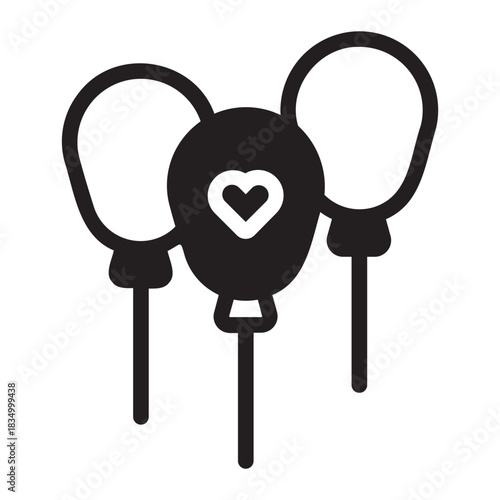 balloon glyph icon