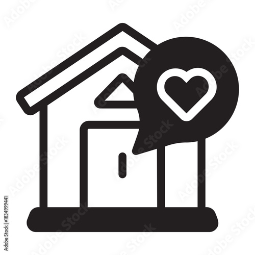 home glyph icon