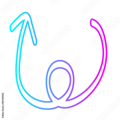 Neon Arrow Illustrator