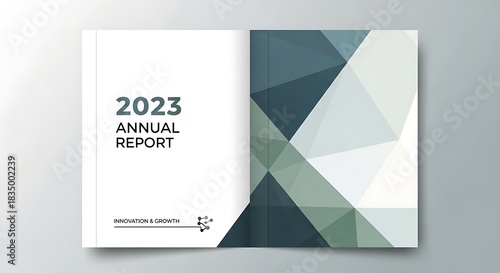 2023 Annual Report cover with innovation and growth text.