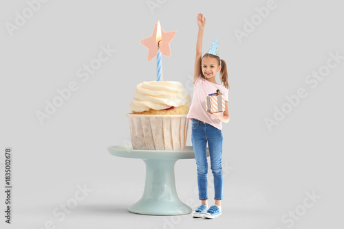 Sweet Birthday cupcake with...