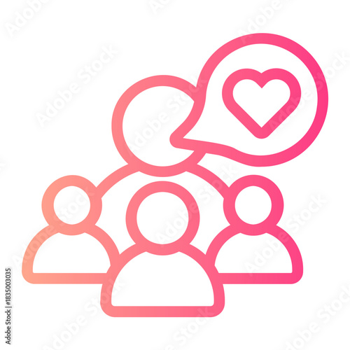 family gradient icon