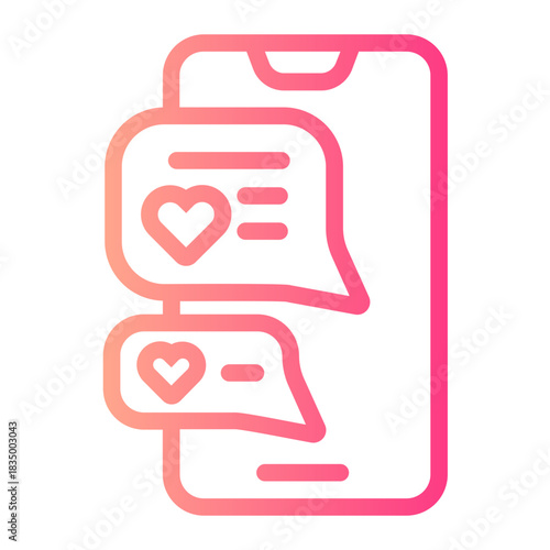 chat gradient icon