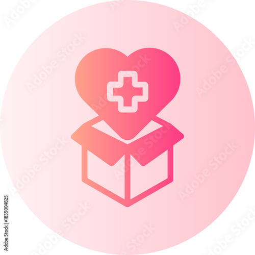 open box gradient icon