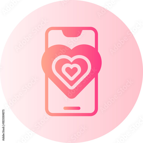 smartphone gradient icon