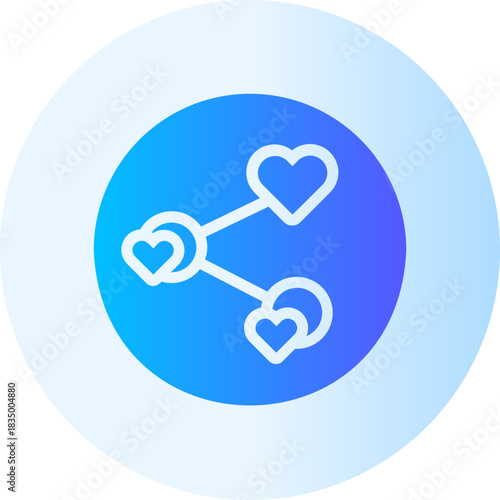 share gradient icon