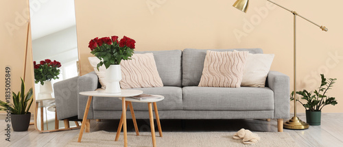 Interior of stylish living ...