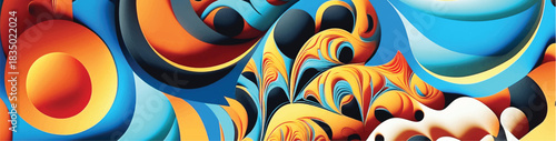 Multicolor geometric pattern Abstract volumetric background. Vector illustration	