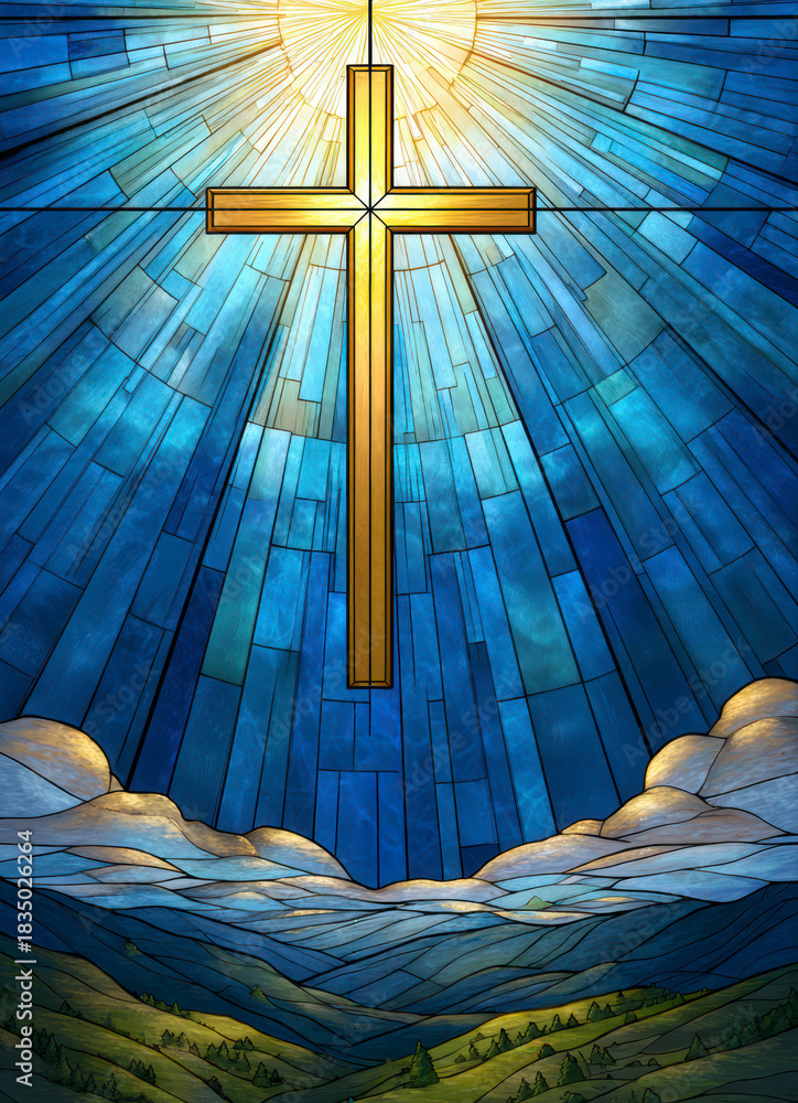 Obraz premium Archangel with Sword and Serpent – AI Generative