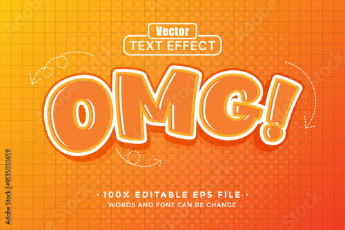 OMG editable text effect