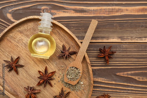 Anise essential oil bottle ...