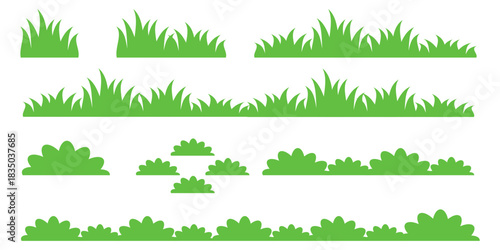 	
green grass illustration, sustainable grass nature, grass design in flat style	
