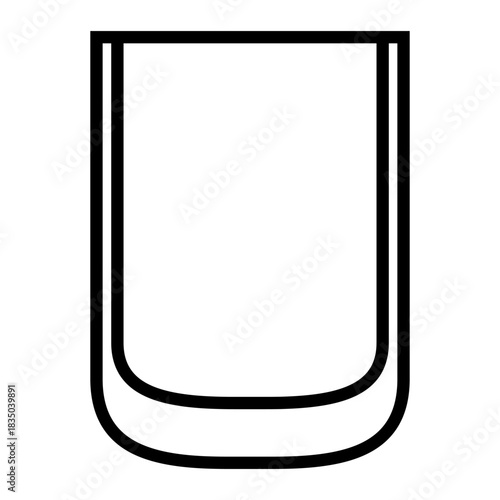 Shot glasses icon vector. whiskey glass Illustration sign. Bar Illustration symbol. alcohol logo.