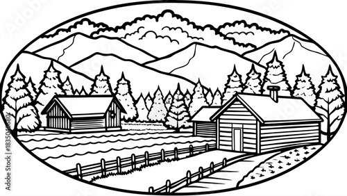 Very beautiful springtime scenery of Cades Cove with lush green fields, rustic historic cabins, distant Smoky Mountain peaks, and soft sunlight creating a peaceful valley framed by nature’s vivid seas