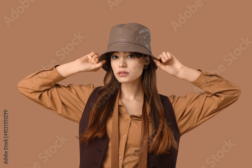 Beautiful young fashionable...