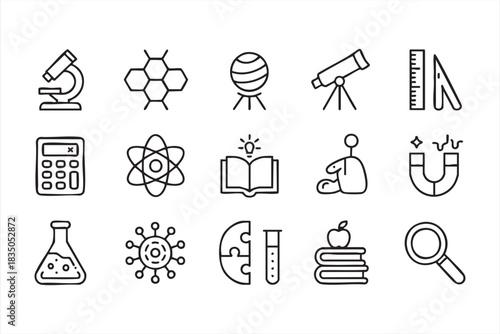 Classroom science visuals for lab graphics, subject dashboards, and educational design
