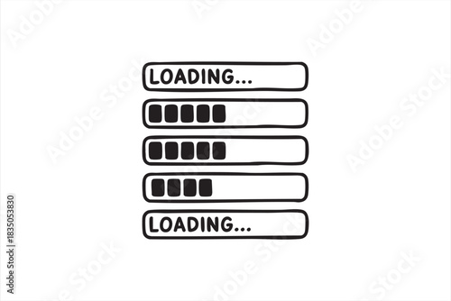 Minimal Loading Indicators for UI Mockups and UX Design Projects
