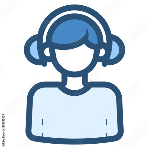 male customer service icon