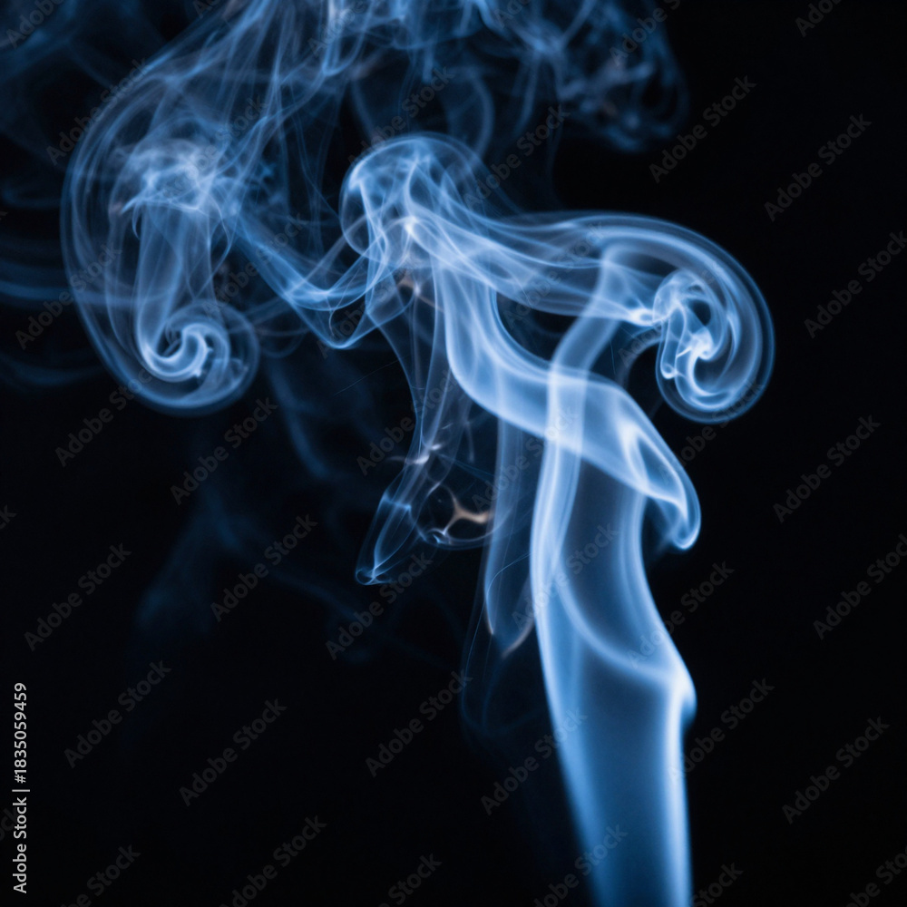 Obraz premium smoke on black background