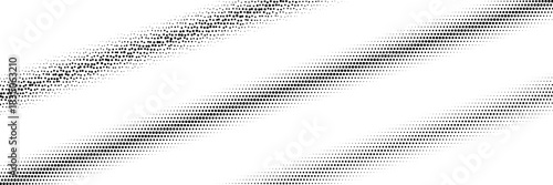 Halftone lines Set. Vector Stripe Collection. Halftone Circle Dots Gradient.