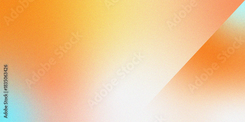 orange past gradient abstract background with gain noise texture effect. artistic blur fluid. Abstract blur neutral horizontal background. Abstract orange past color gradient background Vector.