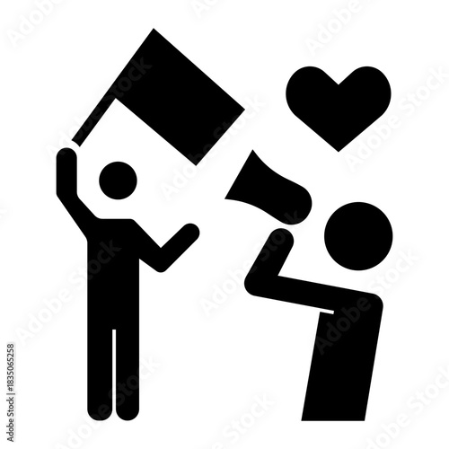 volunteer Solid icon