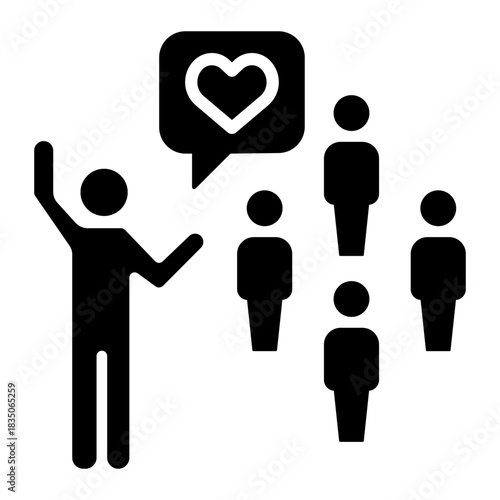 volunteer Solid icon