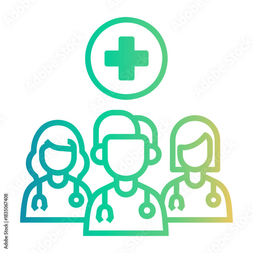 volunteer Line Gradient Icon