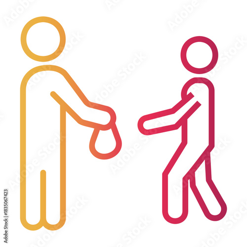 volunteer Line Gradient Icon