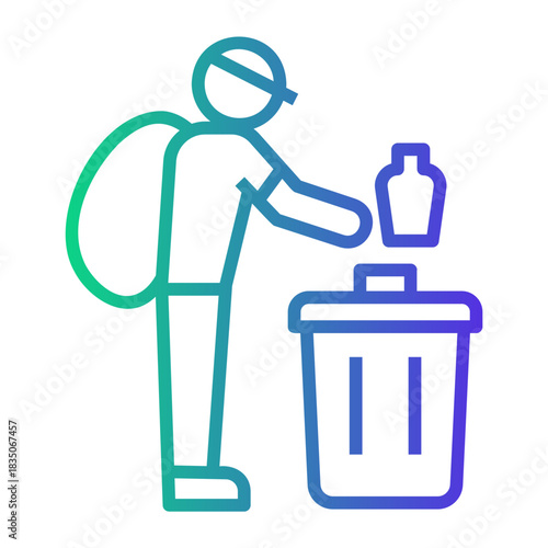 volunteer Line Gradient Icon