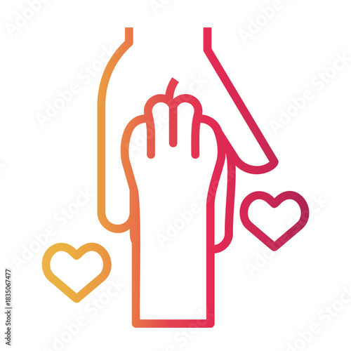 volunteer Line Gradient Icon