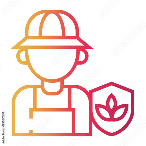 volunteer Line Gradient Icon