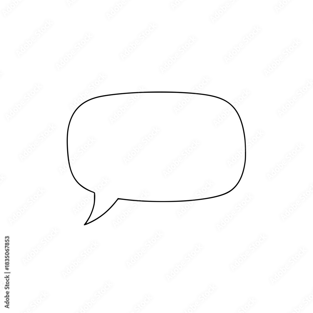 Fototapeta premium speech bubble icon